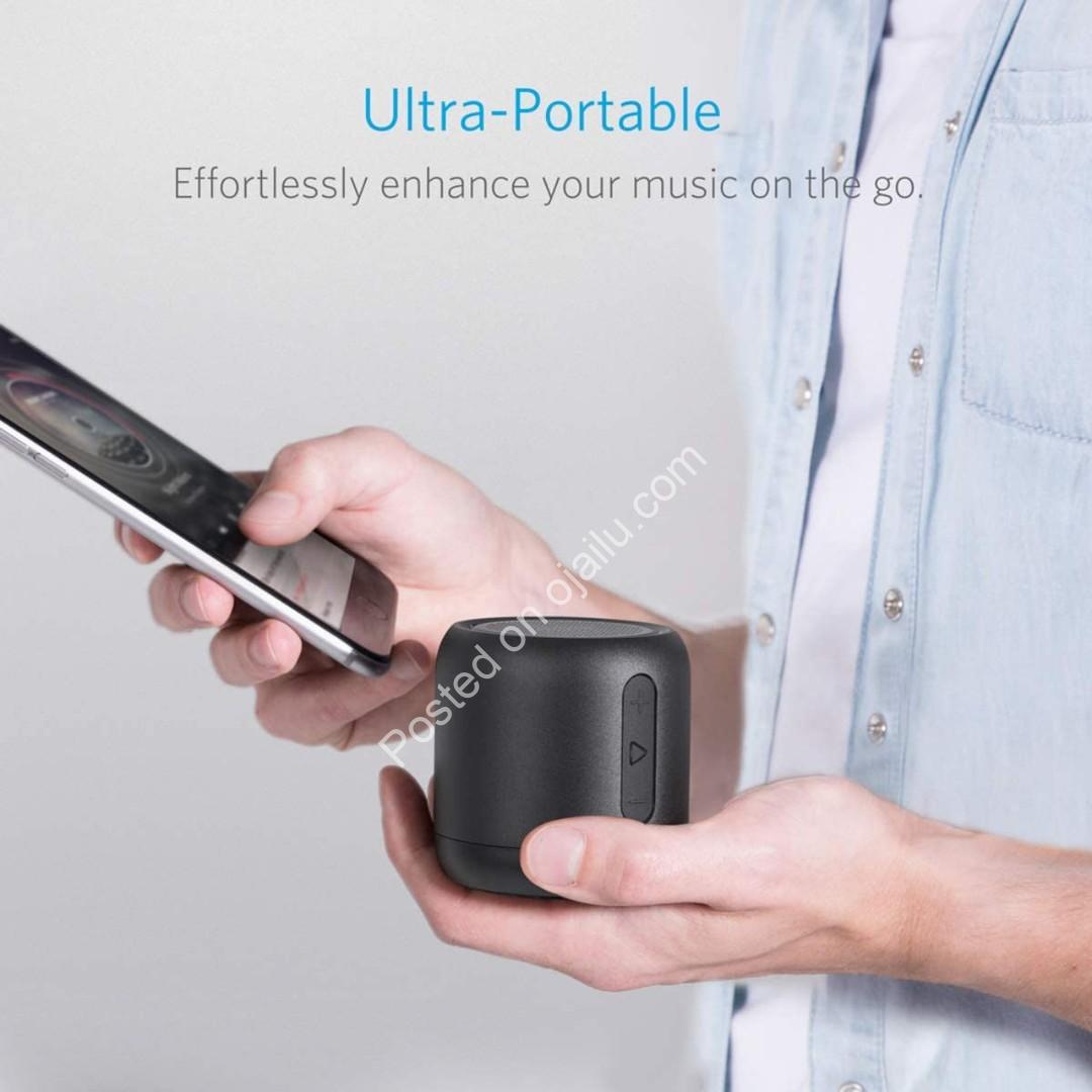 Anker Soundcore Mini: Rich Bass, 15-Hour Playtime, Ultra-Portable