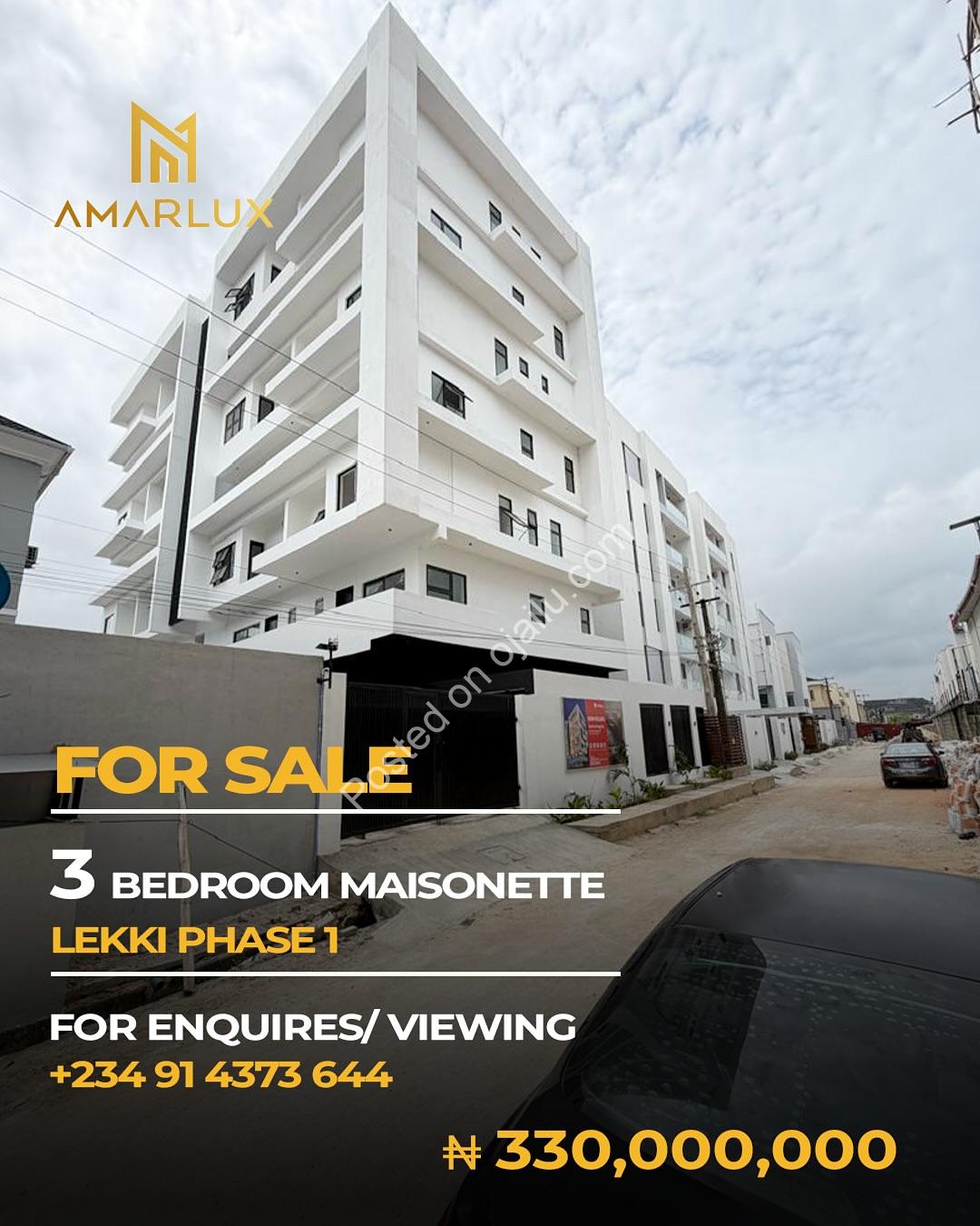 Elevator Maisonette: En-Suite Luxury in Lekki