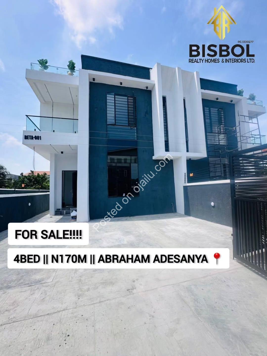 Move-In Ready 4-Bed Duplex in Gated Lekki Estate