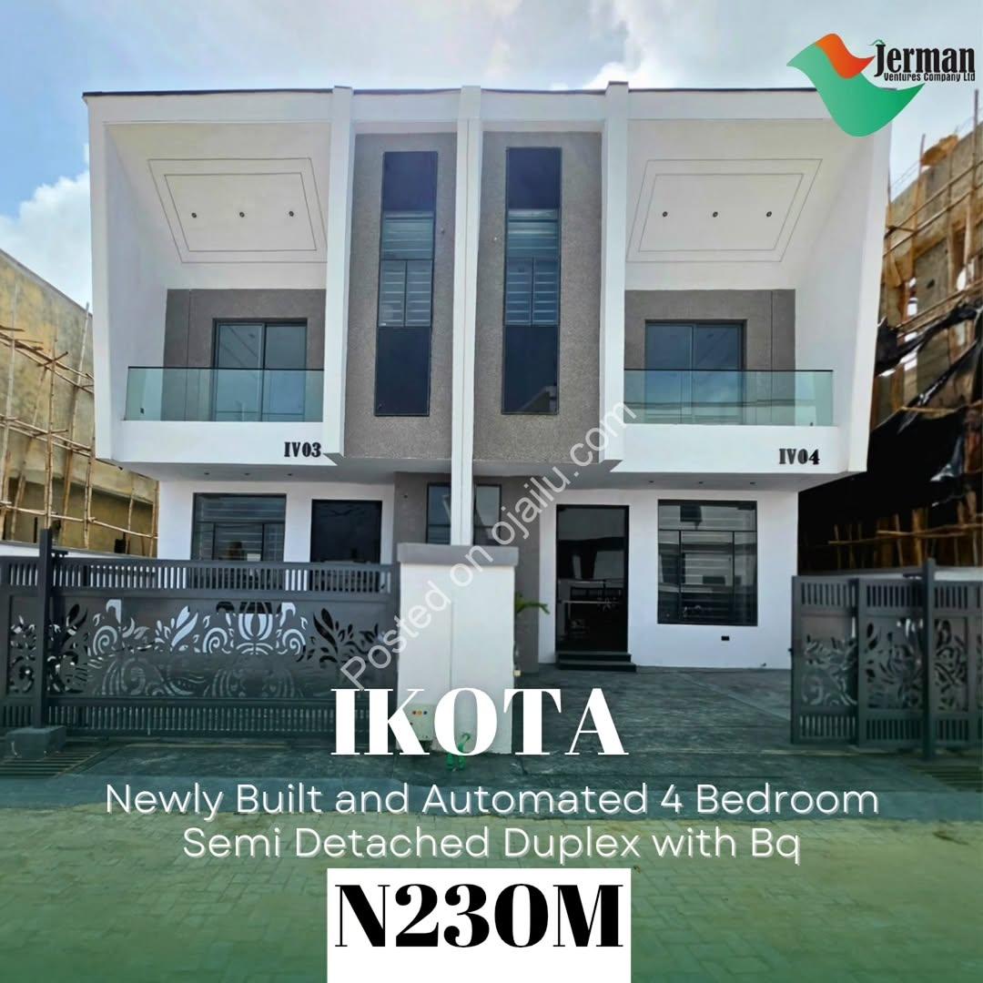 Smart 4-Bed Lekki Haven: Ensuite Luxury & BQ
