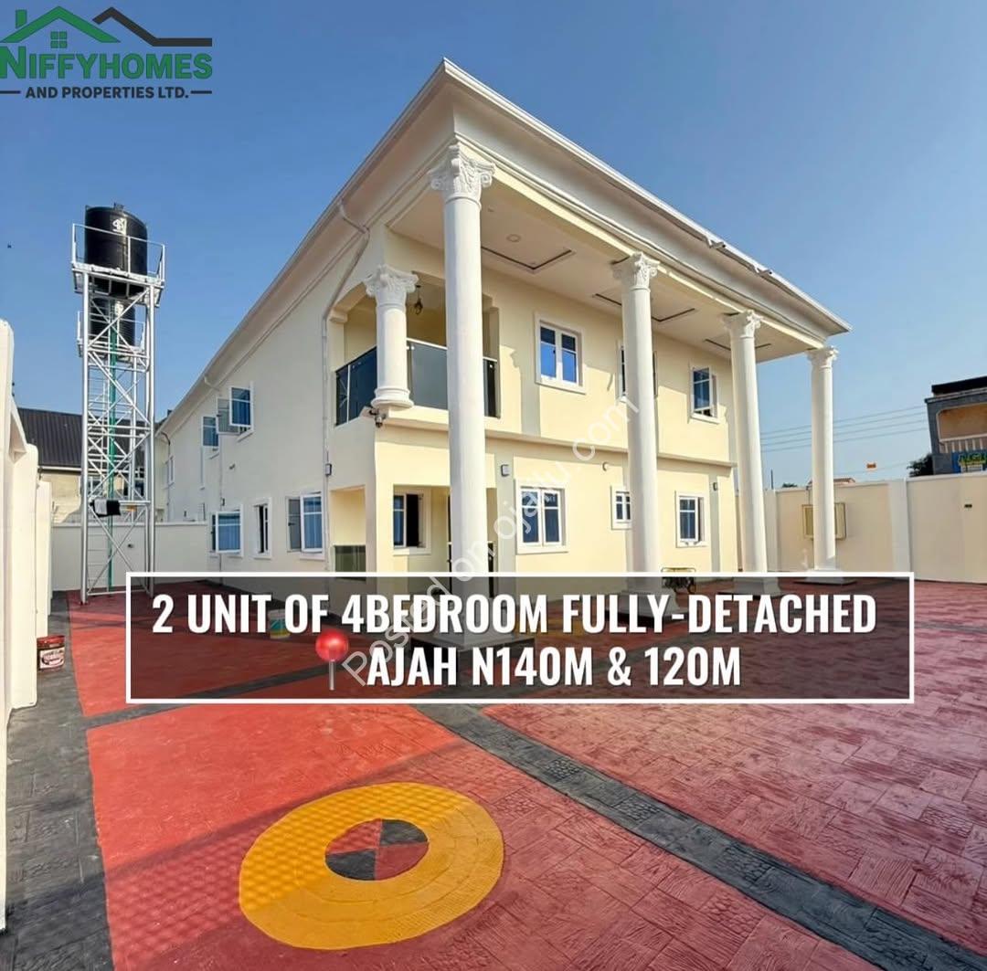 Exquisite 4-Bedroom Duplexes with Pool in Ajah