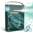 Chill in Style: 3-Speed Mist Fan w/ 5-Spray Timer