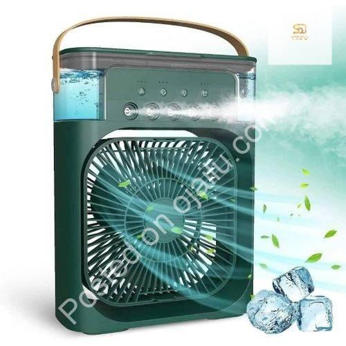 Chill in Style: 3-Speed Mist Fan w/ 5-Spray Timer