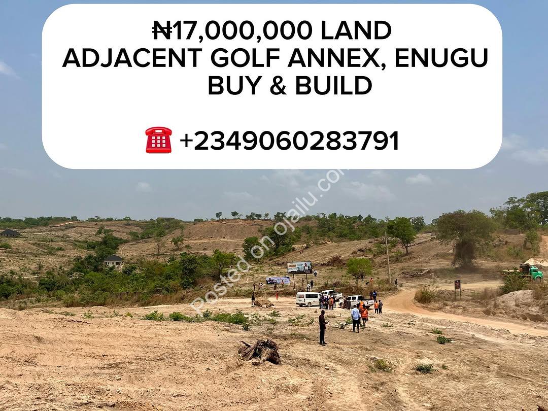 Secure Your Future in Enugu’s Rising Golf Annex