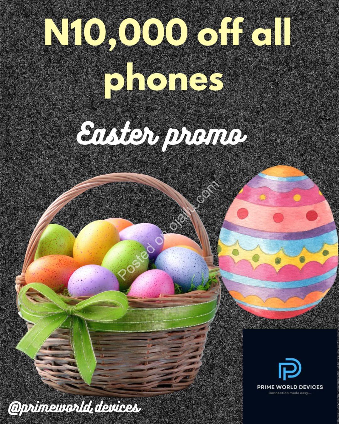 Upgrade Now: ₦10,000 OFF Premium Phones for Easter!