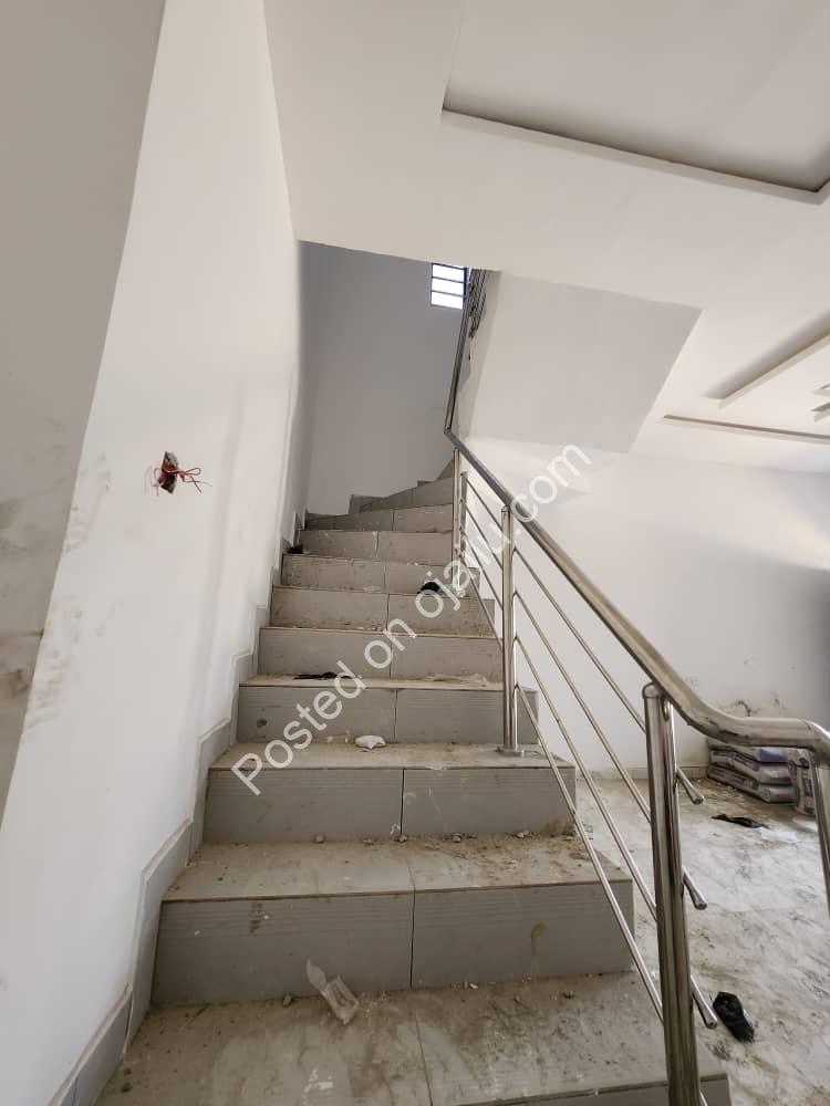 Spacious 2-Bed Terrace with Private Compound in Sangotedo