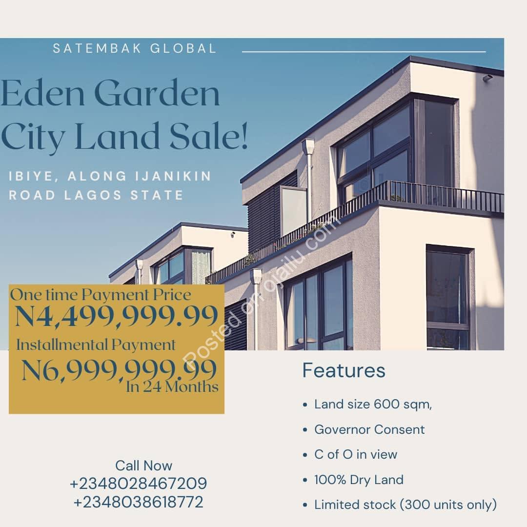 Secure Your Future: Prime 600sqm Land in Fast-Growing Lagos