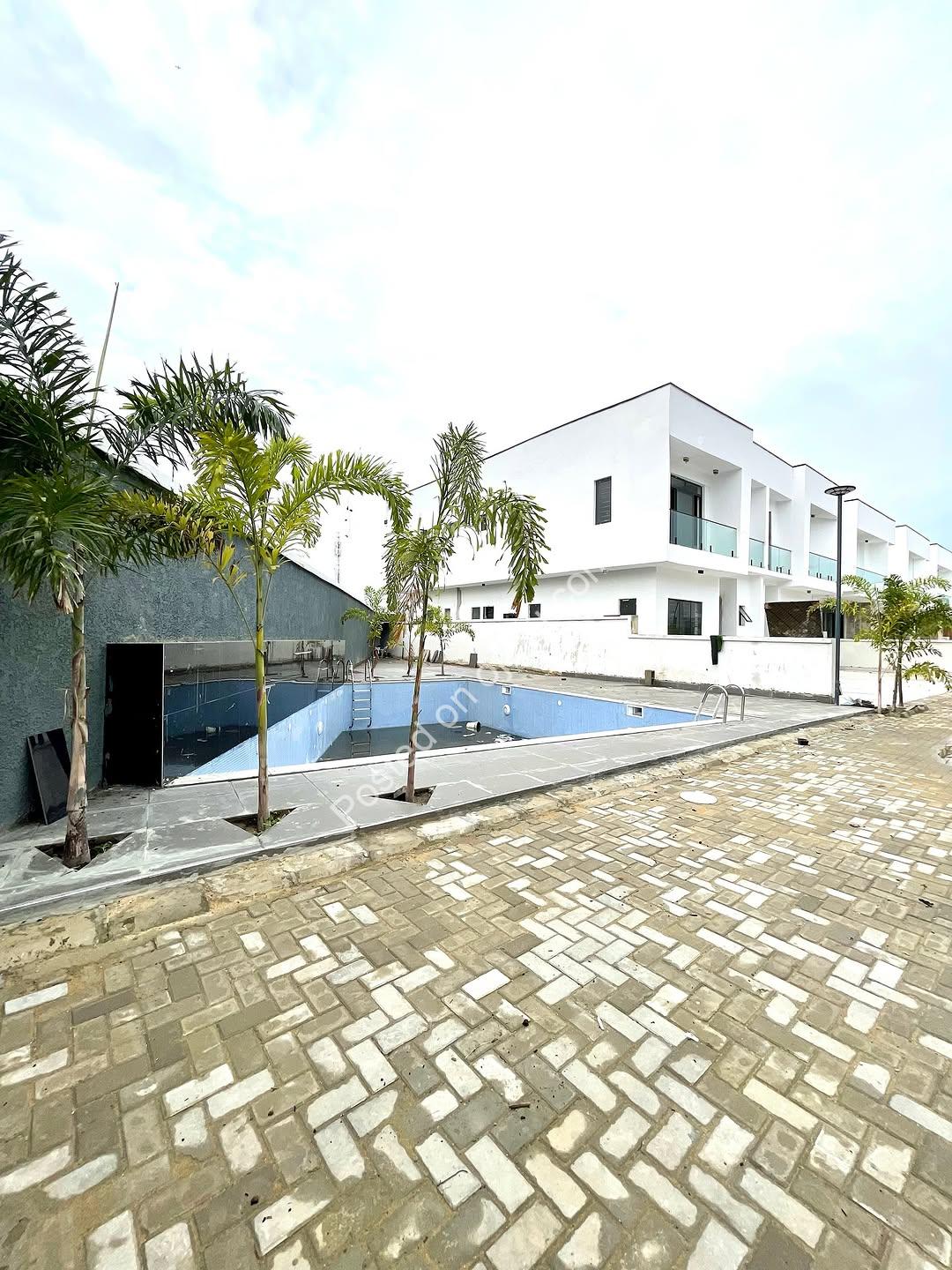 Lekki’s Newest Contemporary 4-Bedroom Estate with BQ