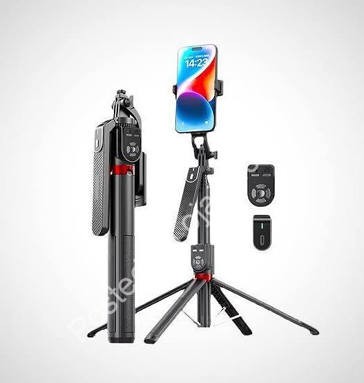Elevate Your Content: 7ft Bluetooth Tripod for Pro Shots