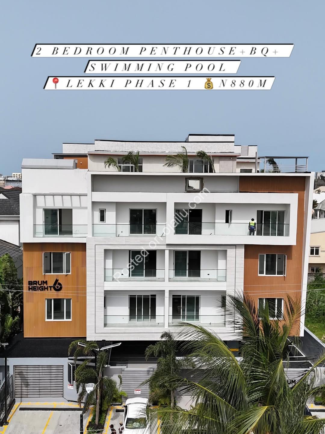 Lekki’s Elite Penthouse: Pool, Gym & Skyline Views