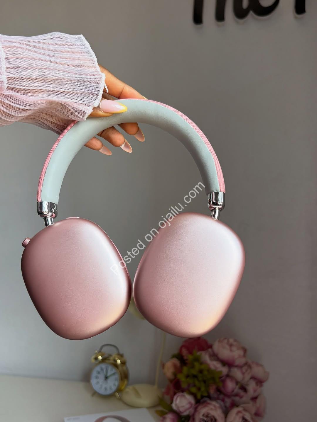 Pink & Black Premium Headphones – Elevate Your Sound!