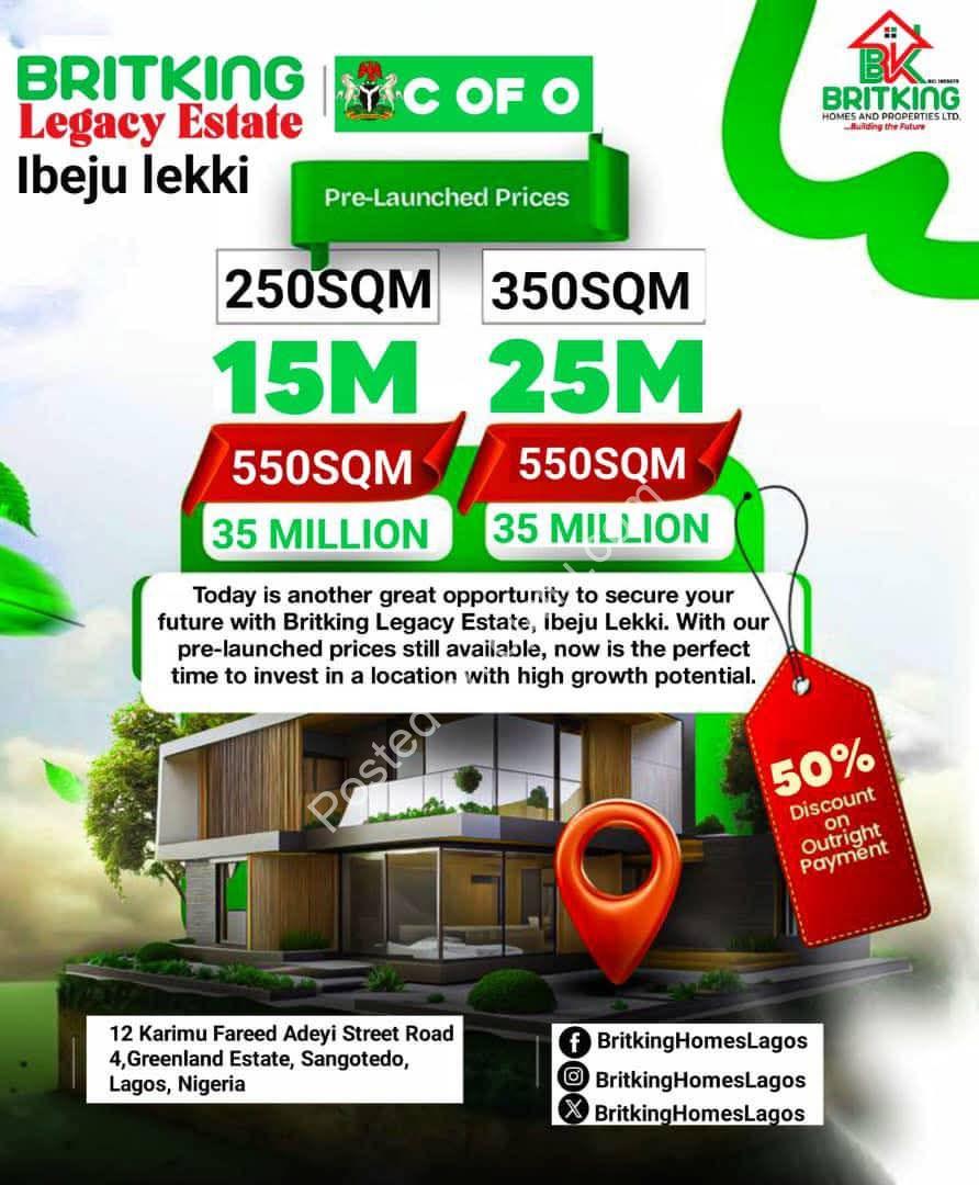 Secure Your Legacy in Ibeju-Lekki’s Premier Estate