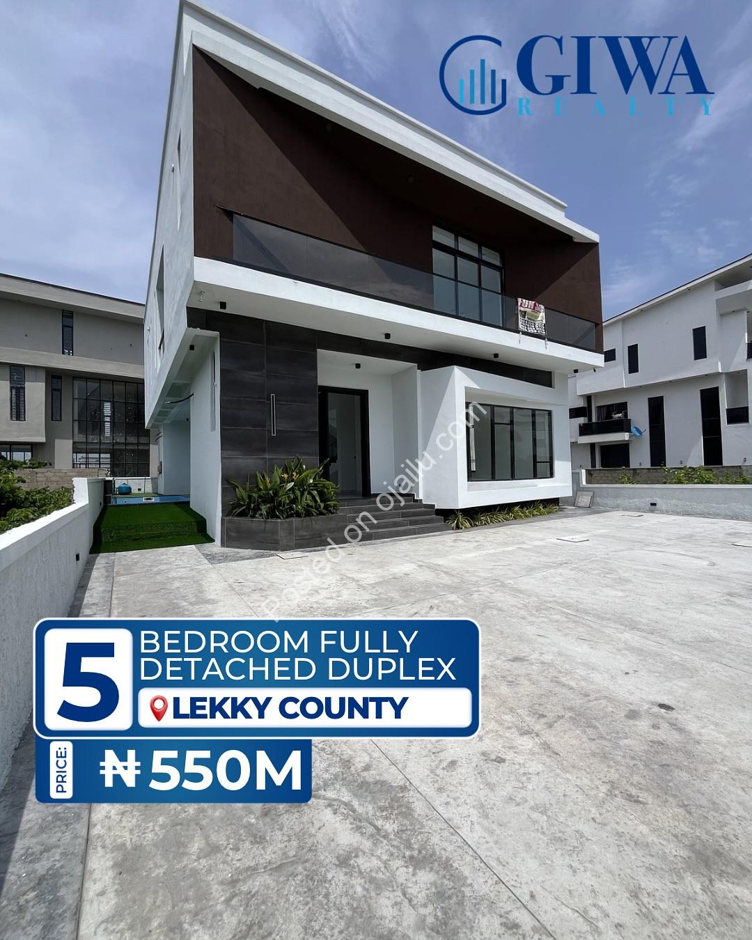 Lekki’s Ultimate 5-Bedroom Haven with Pool & BQ