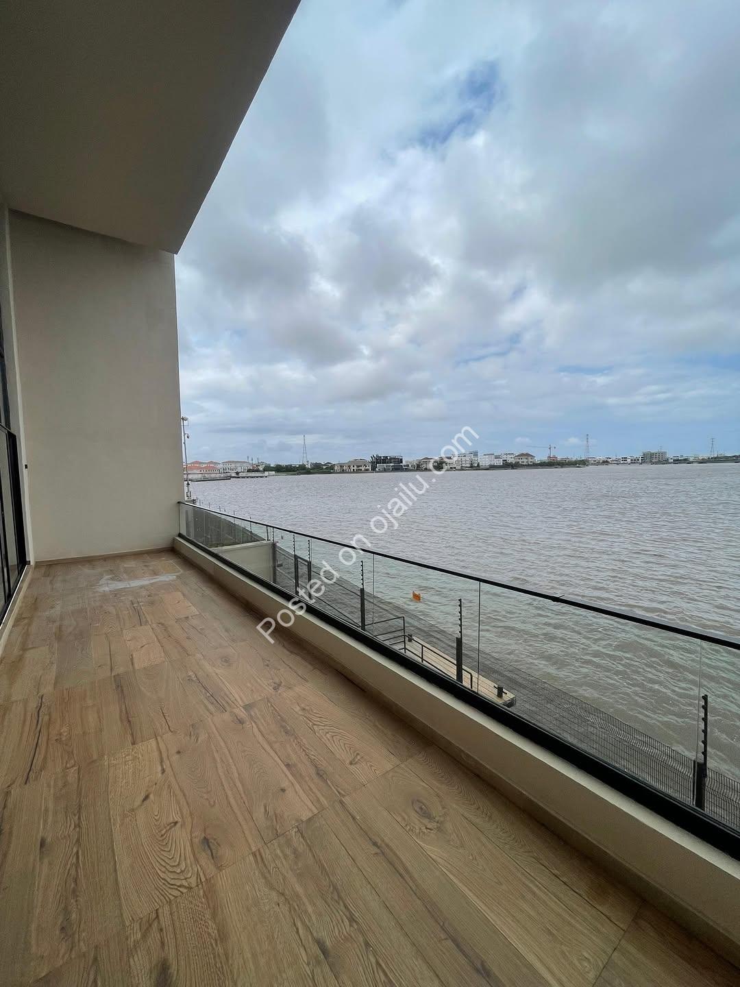 Waterfront Majesty: 5-Bed Ikoyi Palace with Pool & Gym