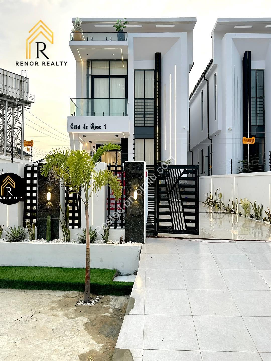 Sleek 5-Bedroom Oasis with Pool in Secure Lekki Estate