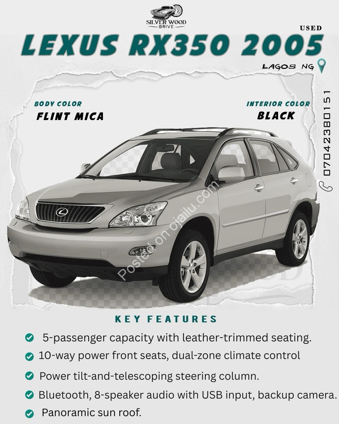 2005 Lexus RX350: Flawless & Ready to Drive