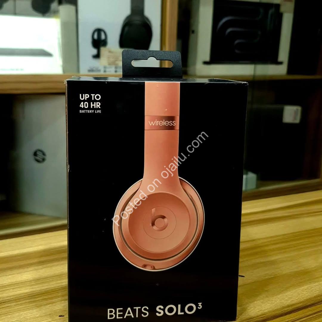 Rose Gold Beats Solo 3: Premium Sound, 140K