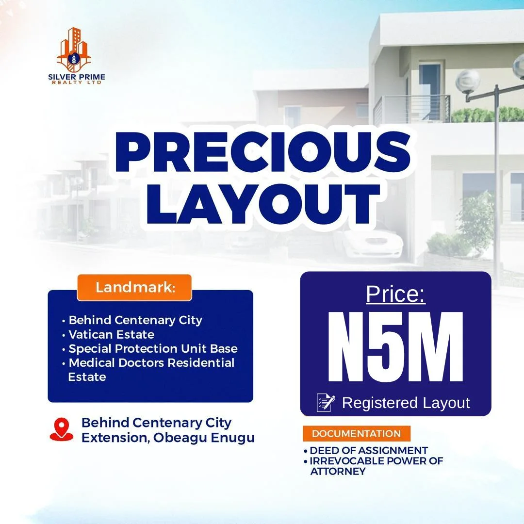Prime Enugu Land: Serene 500SQM Near Centenary City