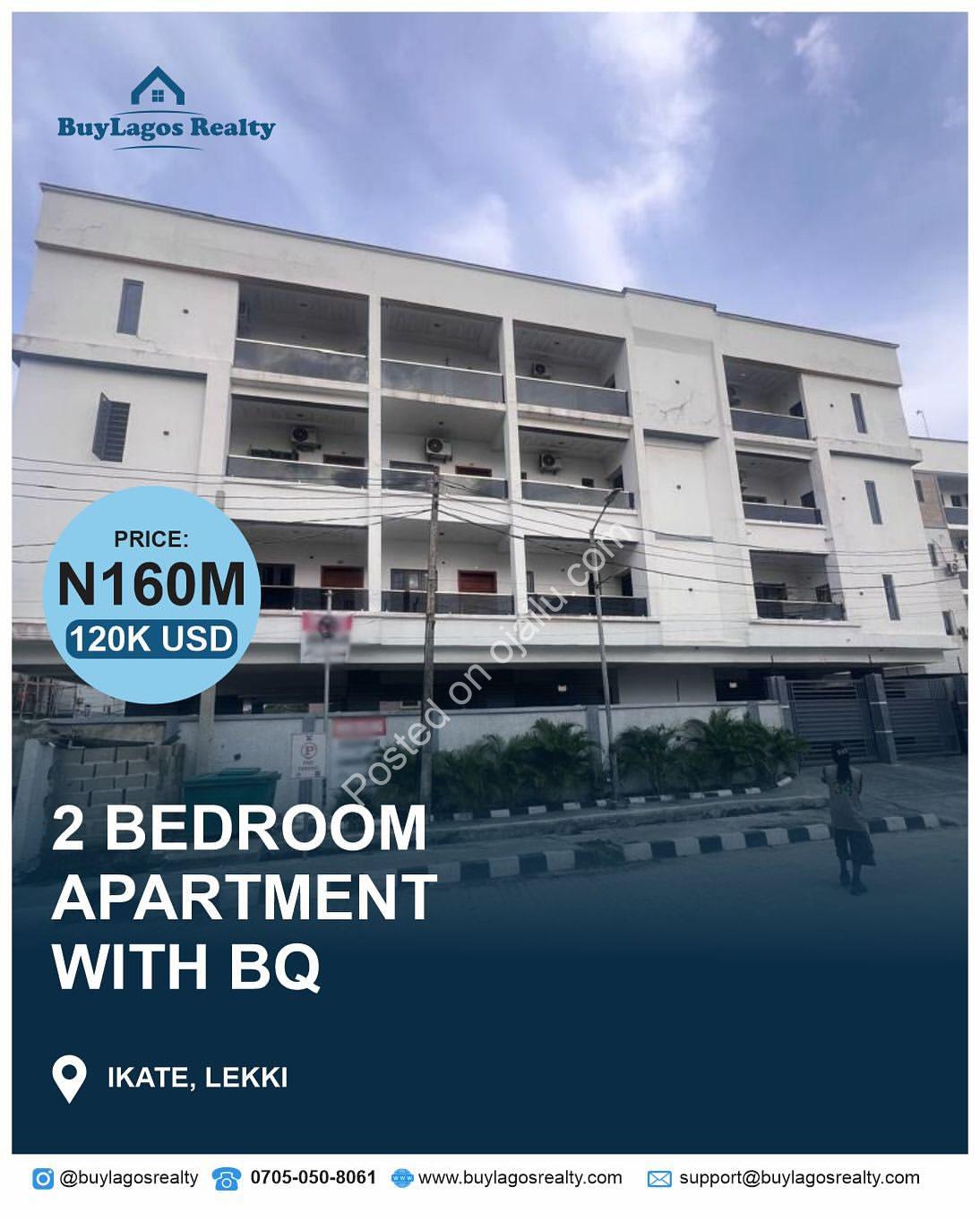 Lekki’s Finest: 2-Bedroom Gem with BQ