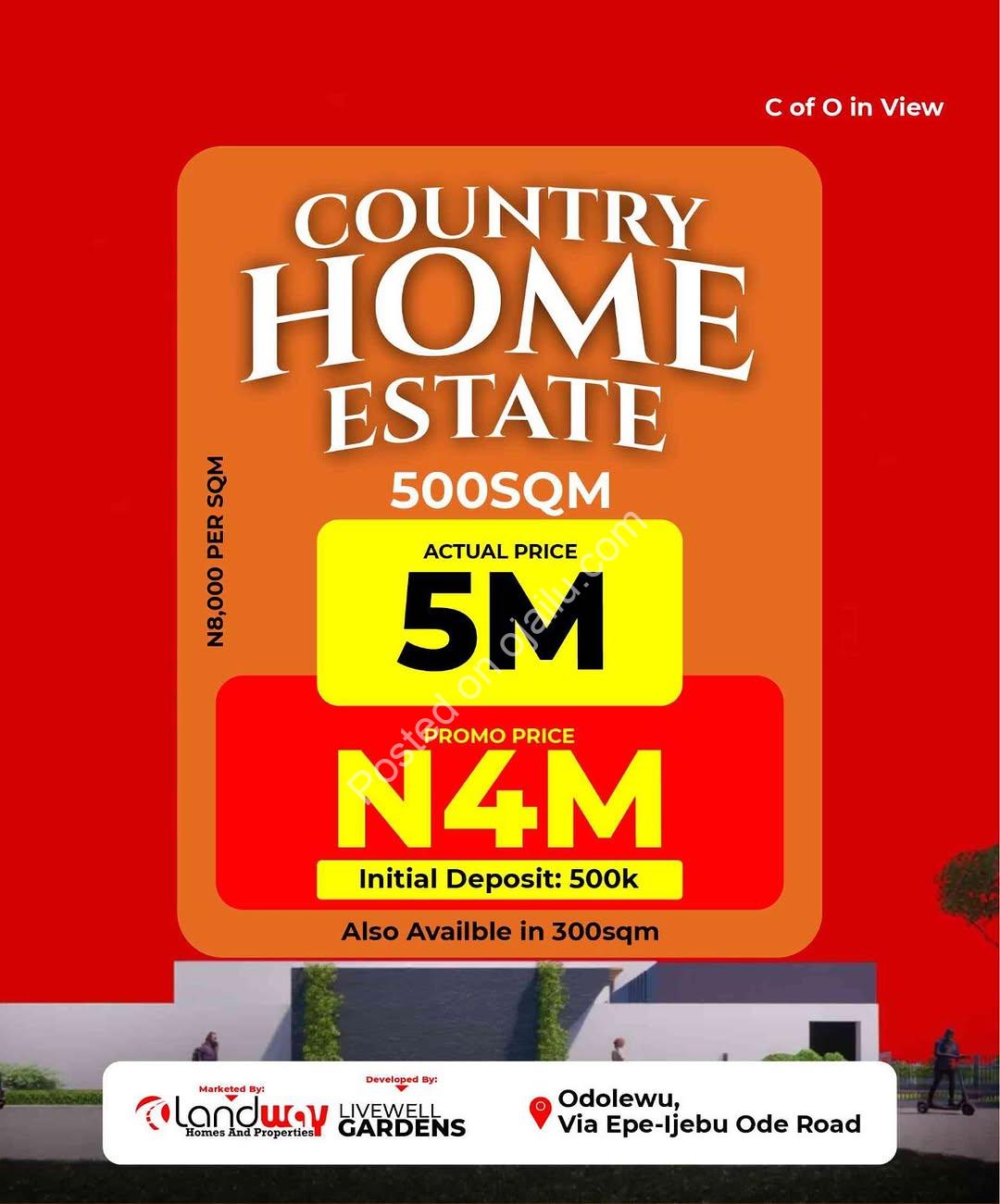 Own Your Tomorrow in Epe’s Premier Estate