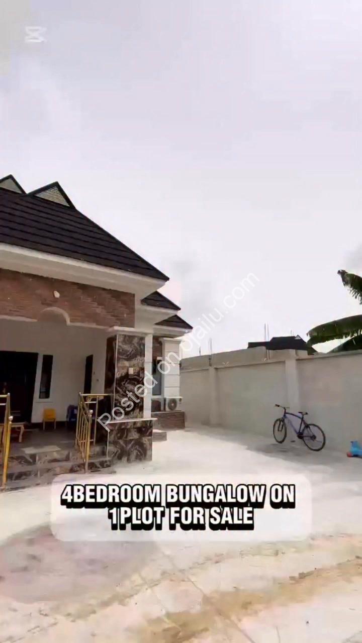 Solar-Powered 4BR Bungalow in Serene Eneka