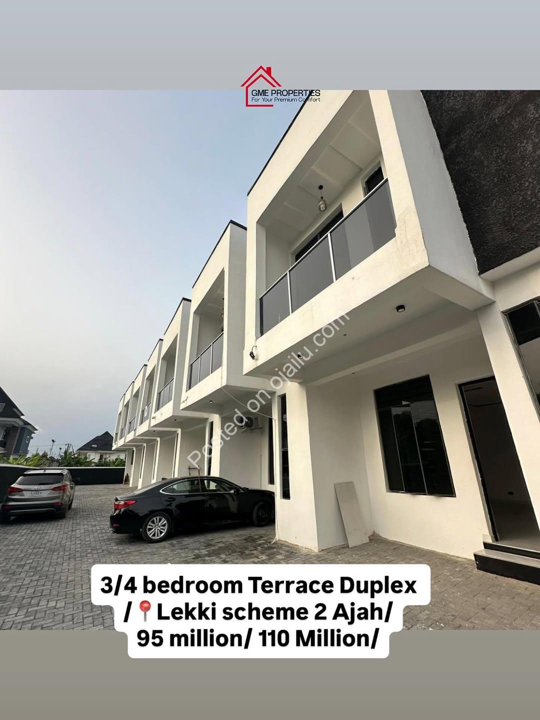 Brand New Terrace Duplex with BQ in Prime Lekki Scheme 2