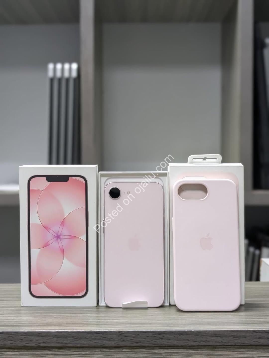 **Open Box iPhone 17E: 512GB Pink, BH 100% + Physical SIM – ₦1.1M!**