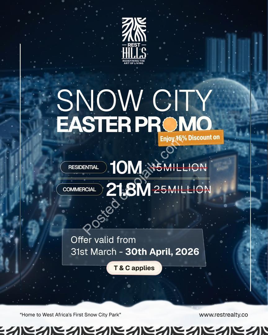 Own a Piece of Nigeria’s First Snow City