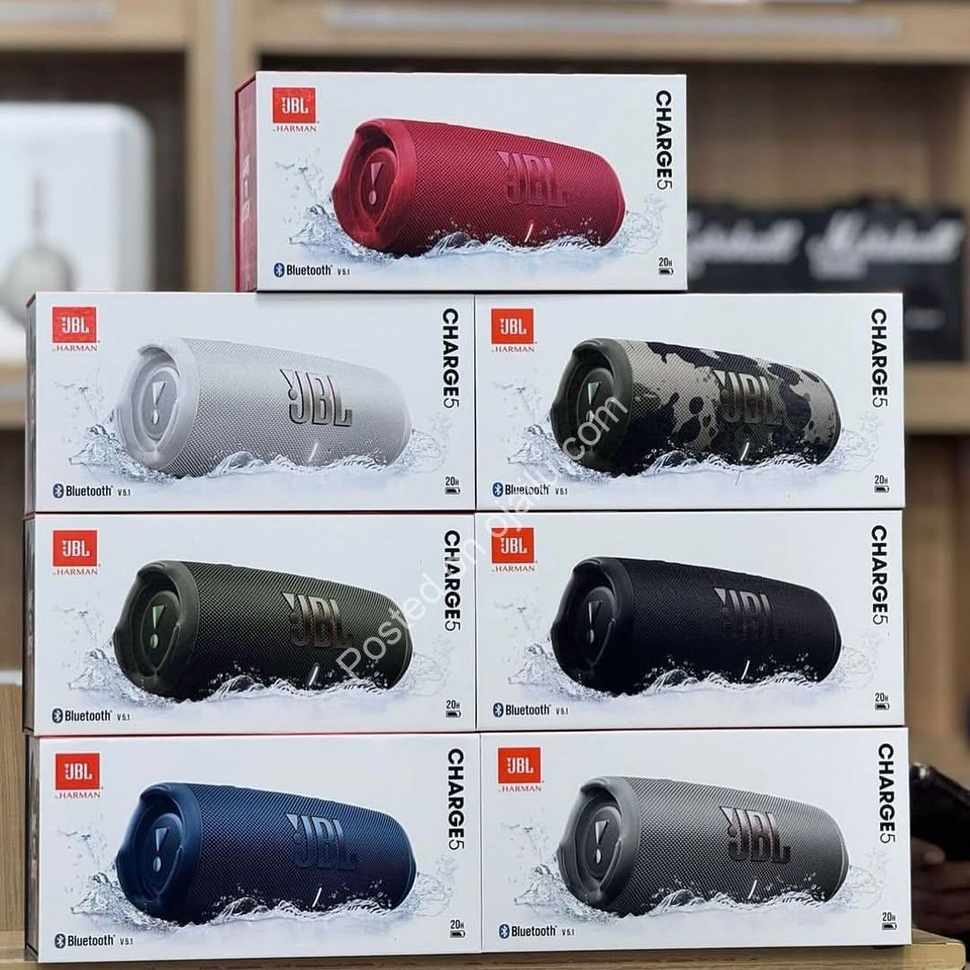 JBL Charge 5: Deep Bass, 20Hr Play, IP67 Waterproof