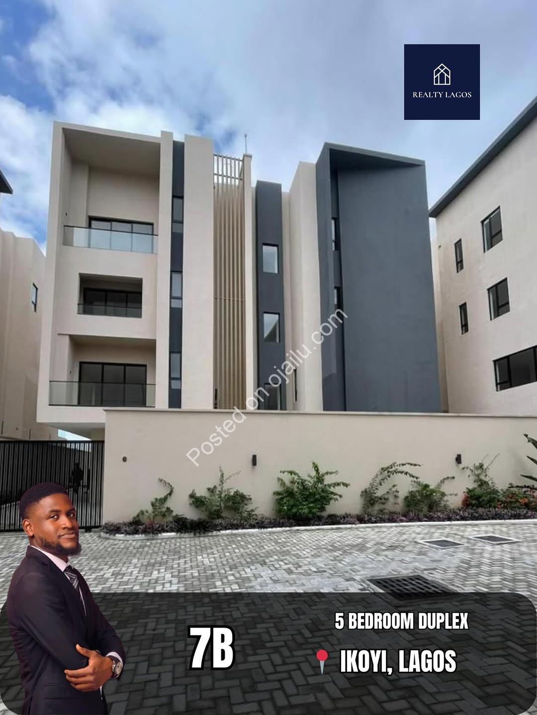 Ikoyi 7-Bed Cinema Home with Pool & BQ