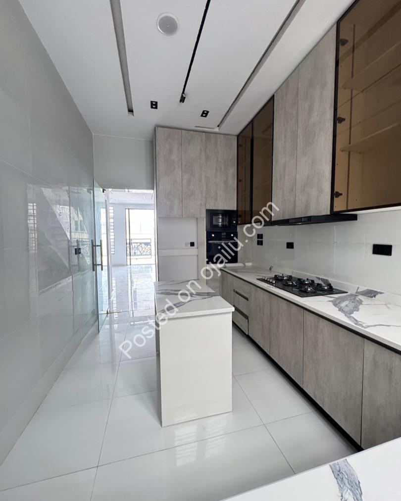 Ikota’s Finest: 4-Bed Semi-Detached with Stamped Floors & Cinema Sound
