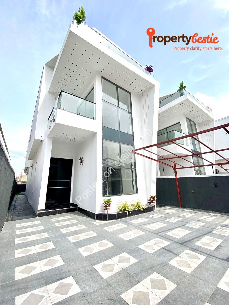 Brand New 5-Bed with Pool in Sangotedo