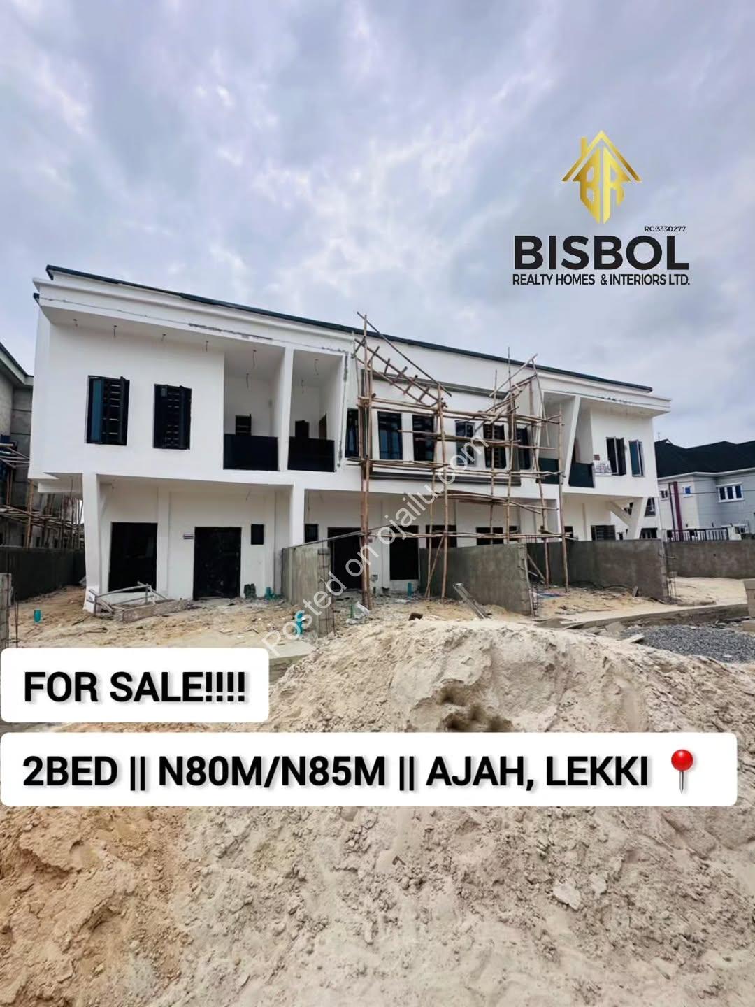 Move-In Ready 2-Bed Terrace Duplex in Gated Ajah Estate