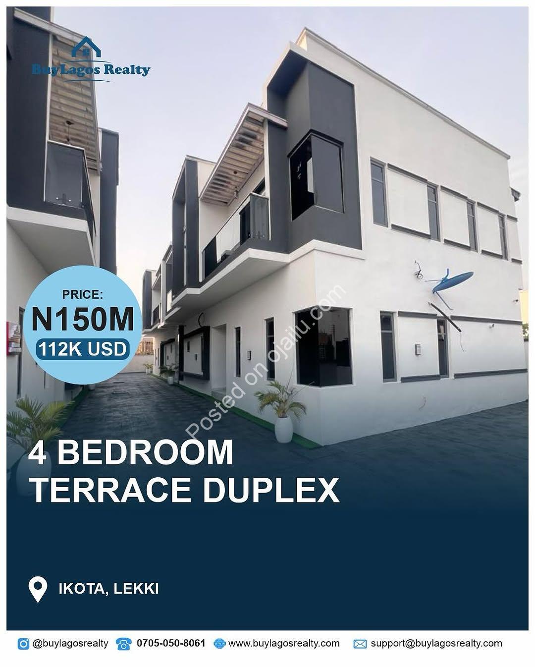Modern Semi-Detached Duplex, Prime Ajah Location
