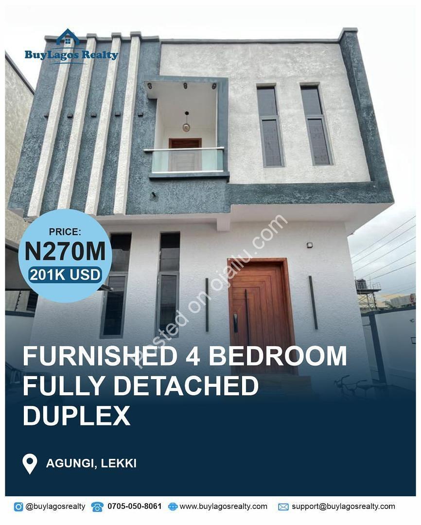 Your Dream Home Awaits in Agungi: 4-Bed Duplex