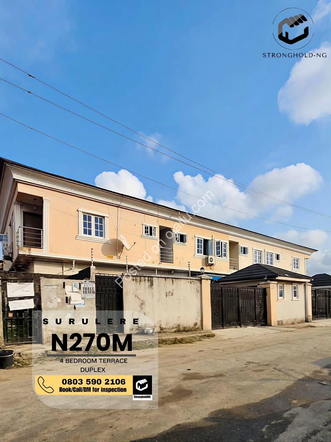 Your own sanctuary: 4-bed smart home in Surulere