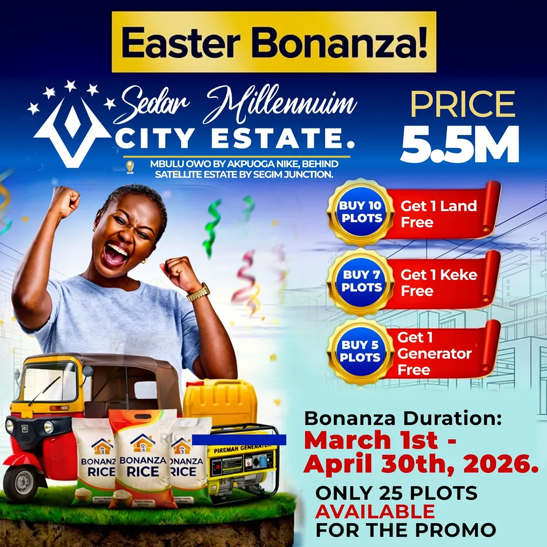 Own Land at ₦5.5M – Easter Bonanza Ends in 7 Days!