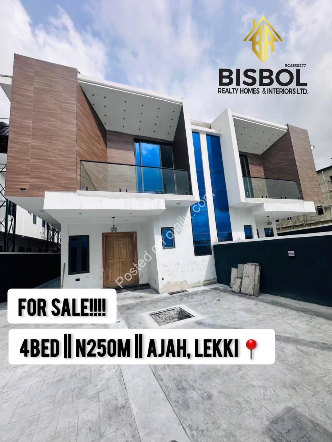 Jumbo 4-Bed Semi-Detached Duplex – Move-In Ready!