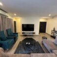 Poolside Serenity: 3BR Serviced Home with BQ & Smart TV