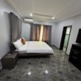 Poolside Serenity: 3BR Serviced Home with BQ & Smart TV