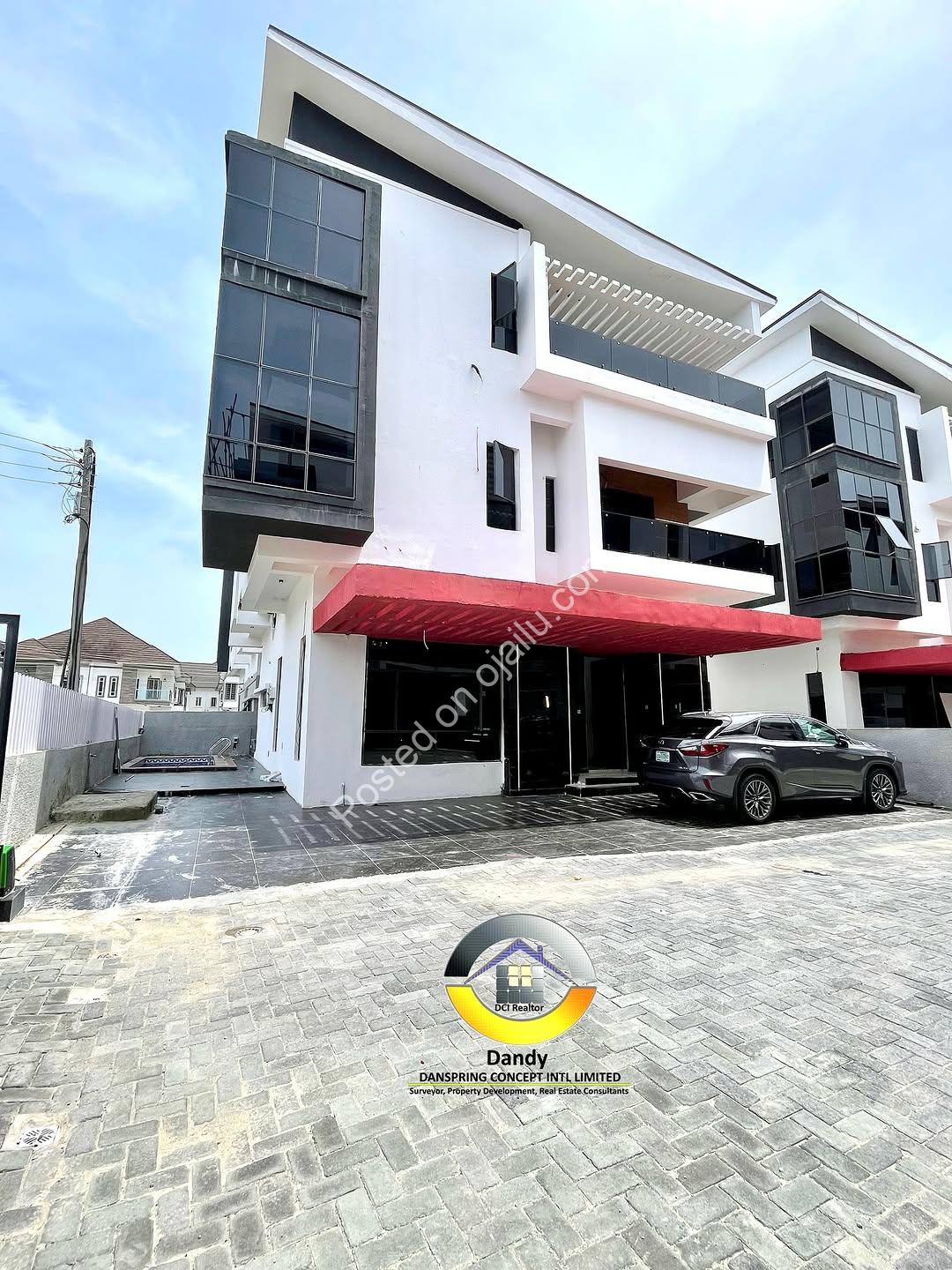 Brand New 5-Bed Duplex with Pool in Lekki