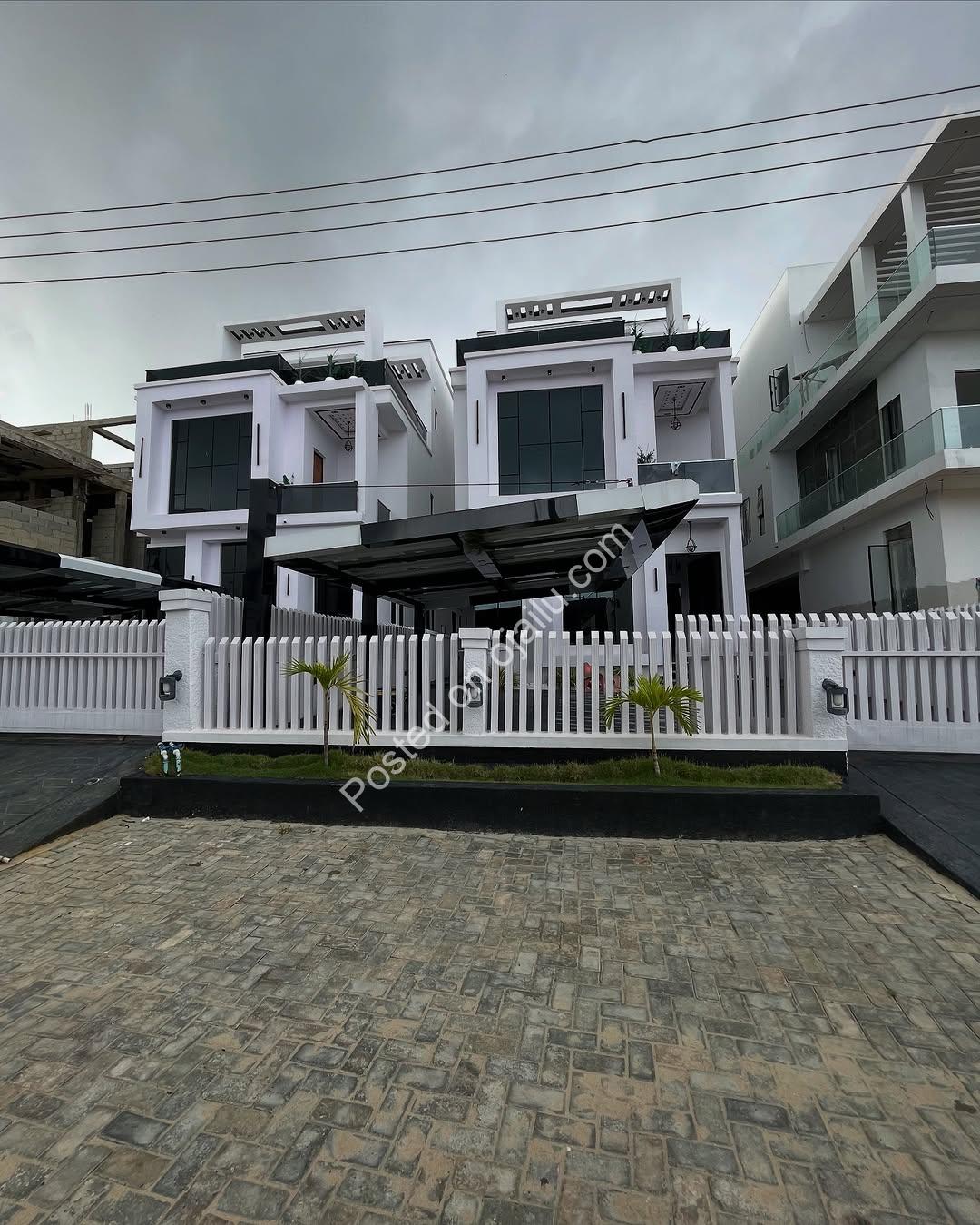 **Jacuzzi & Pool Oasis: 5BR Ikota Duplex – 400M**