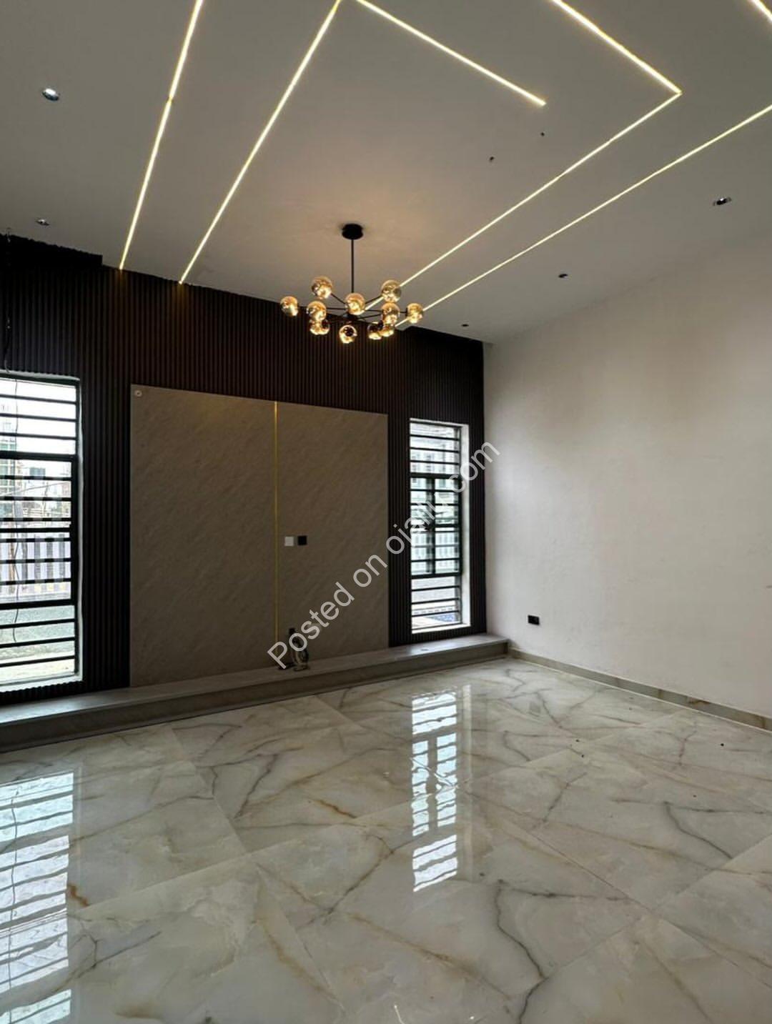 Brand New 5-Bed Duplex with Pool & BQ in Secure Estate