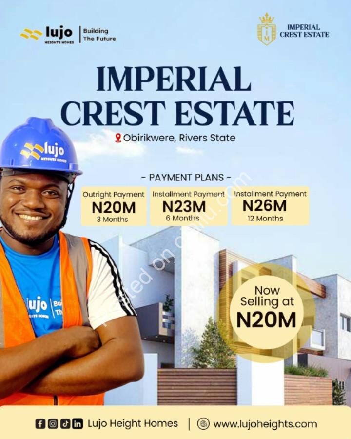 Your ₦20M Gateway to Port Harcourt’s Fastest-Growing Estate