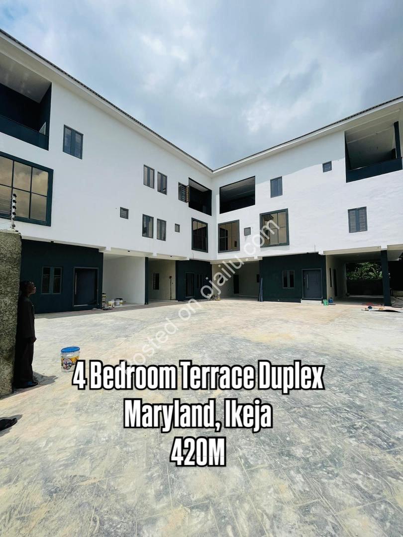 Omole Phase One: 4BR Terrace Duplex w/BQ – 350M
