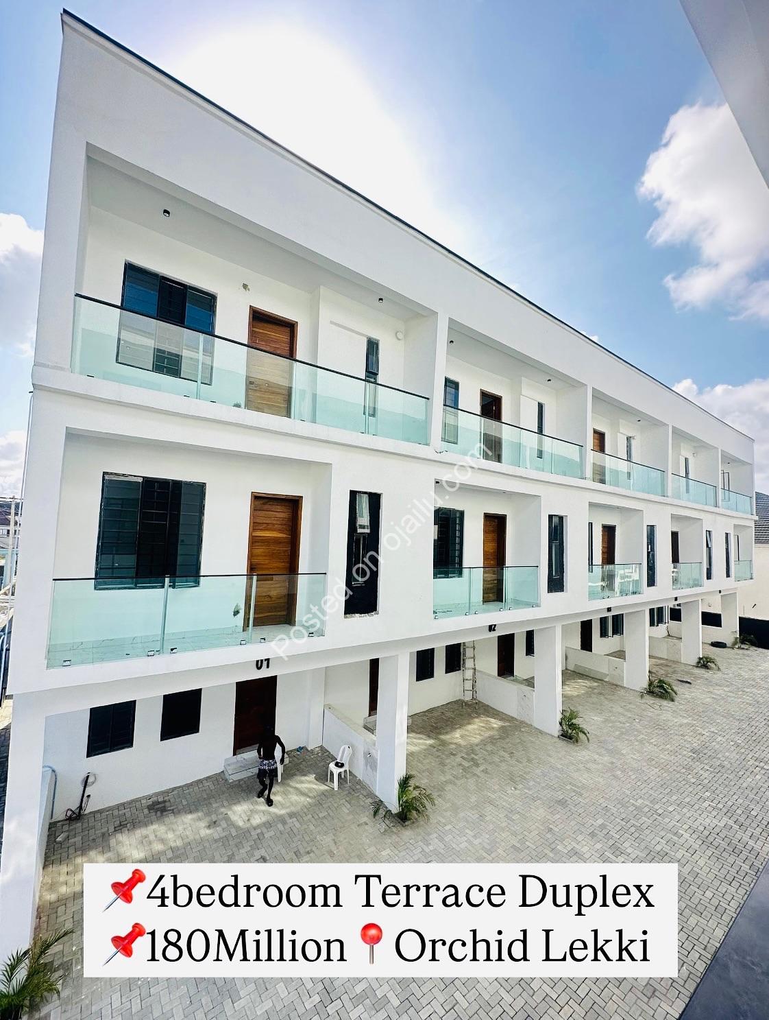 Orchid, Lekki: 4BR Terrace Duplex – Smart Home