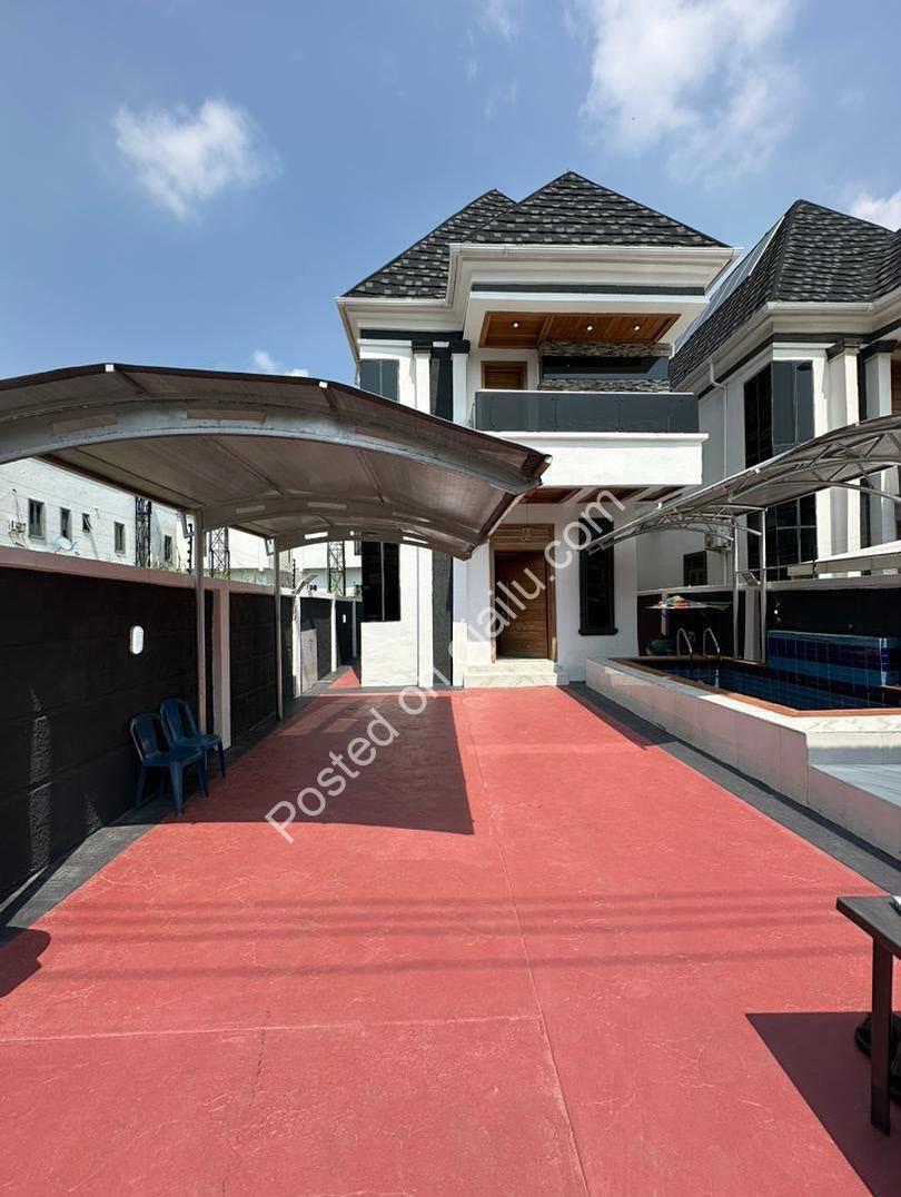 5BR Detached Duplex + Pool – Orchid Road, ₦350M