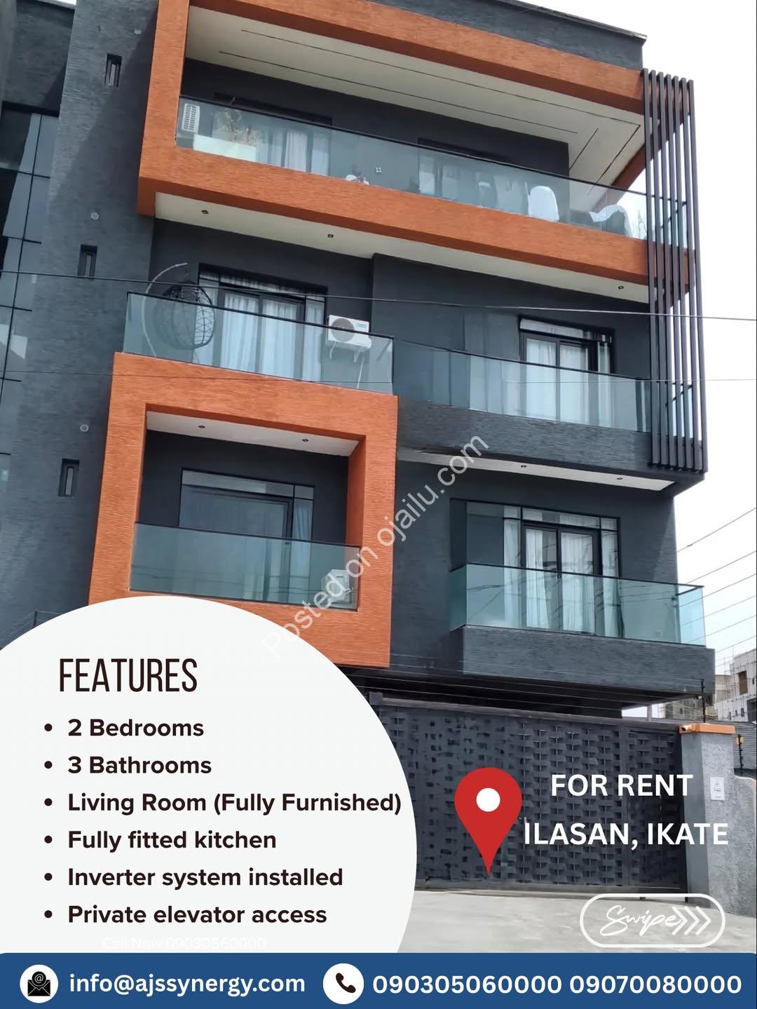 Rent Ikate’s Finest: 2BR with Inverter, Pool & PS5