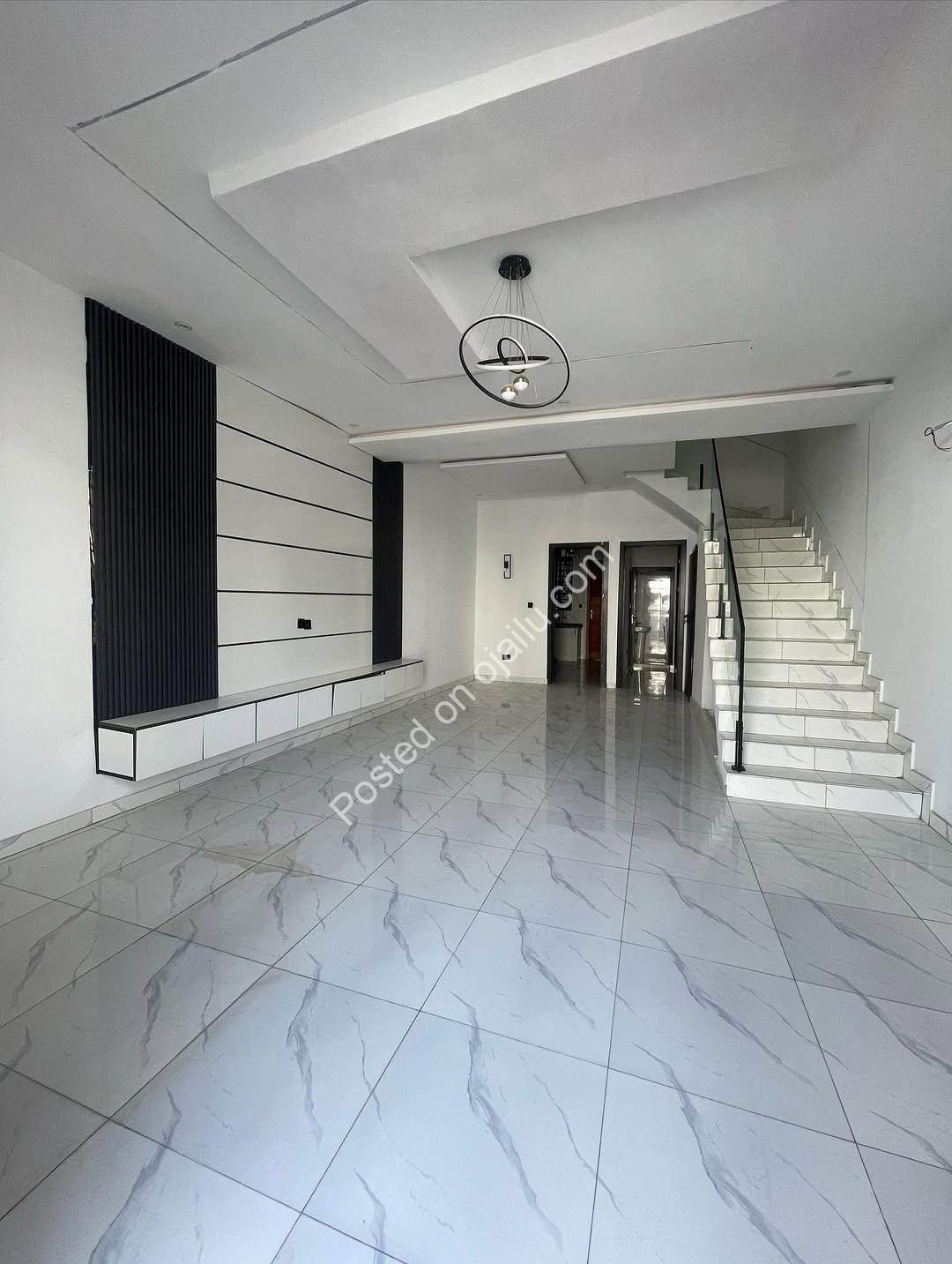 Bluetooth-Infused 3-Bed Duplex in Ikota