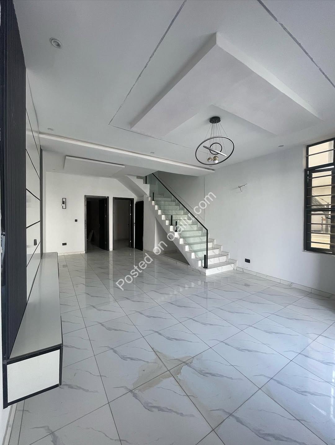 Bluetooth-Infused 3-Bed Duplex in Ikota